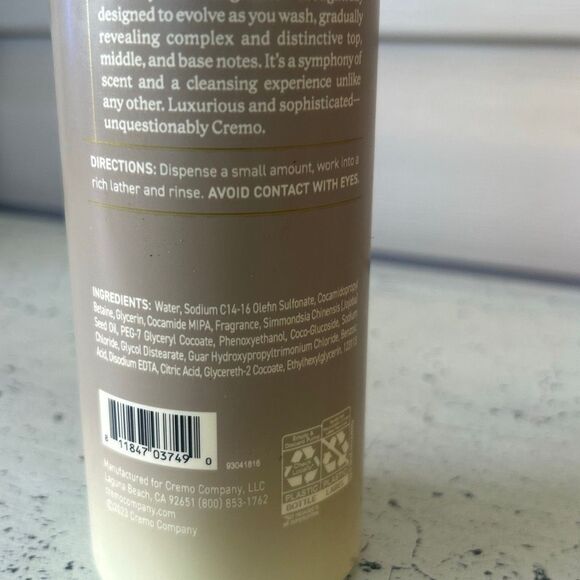 Cremo Body Wash Almond Bloom - Picture 2 of 2